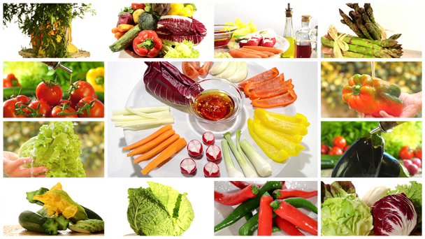 смачні овочі колаж
 - Кадри, відео