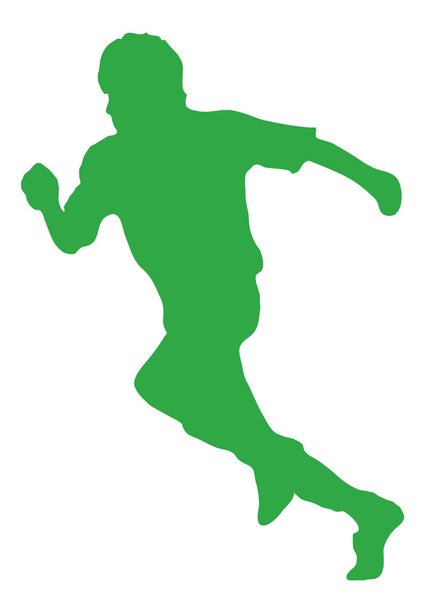 Running silhouettes - Vector, Image