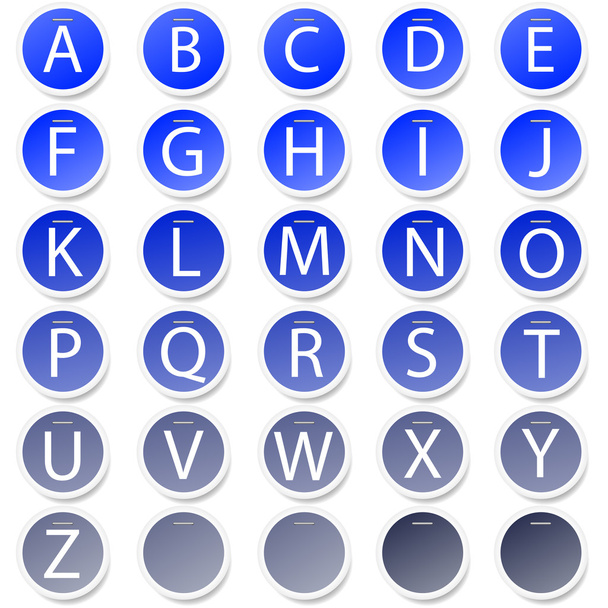 Alphabet set for your design. Vector illustration. best choice - Vettoriali, immagini