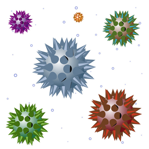Bactéries vectorielles agressives
 - Vecteur, image