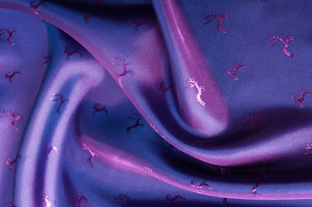 Mavi kumaş dokusu - Fotoğraf, Görsel