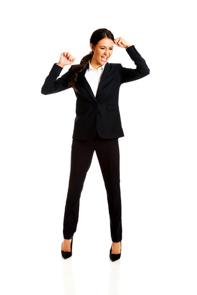 Angry businesswoman screaming - Фото, зображення