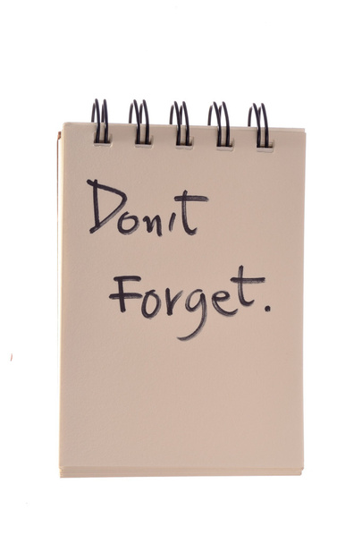 Don't forget note - Photo, Image