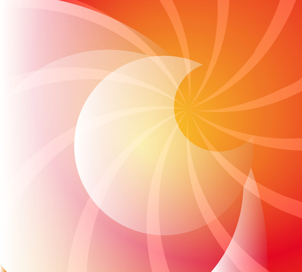 The red sun glow - Vector, Image