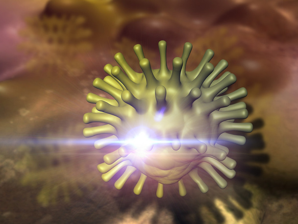 vírus e bactérias
 - Foto, Imagem