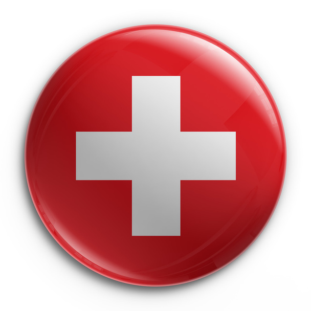 Badge - Swiss flag - Foto, immagini