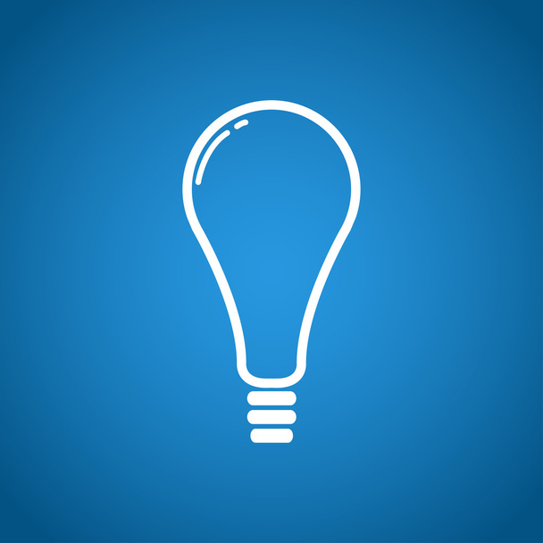 Vector Lightbulb Icon - Wektor, obraz