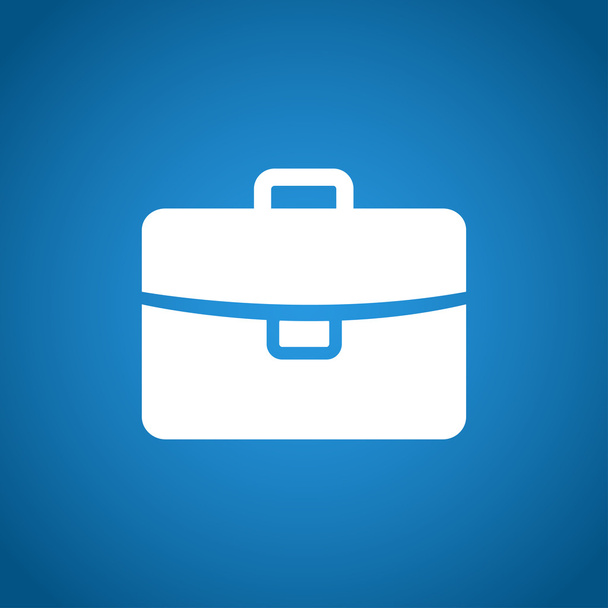 Briefcase icon, vector illustration. Flat design style - Vector, Image