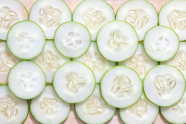 sliced cucumber - Foto, Imagen