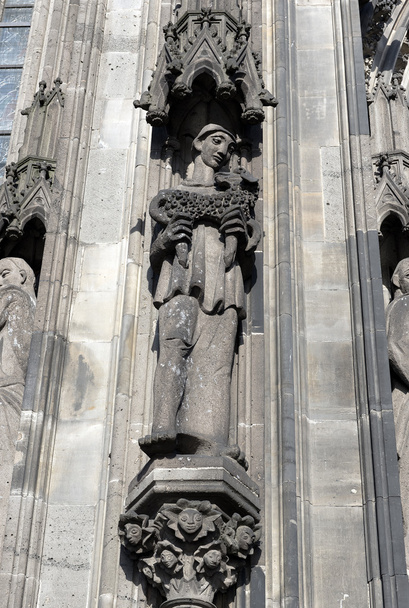 Köln, Almanya, Europ katedral mimari detay - Fotoğraf, Görsel