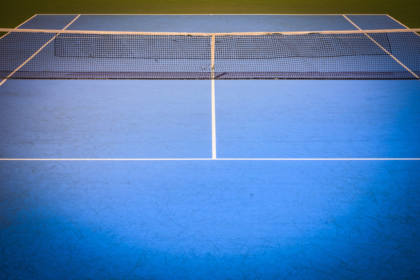 blue and green tennis court - Photo, Image