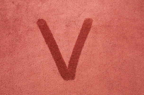 letter V - 写真・画像