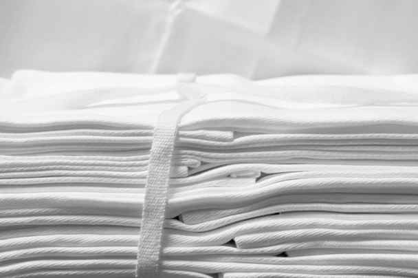 pakiet biały tkaniny - Zdjęcie, obraz