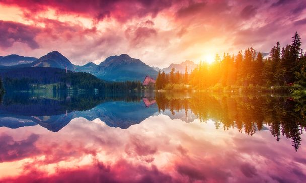 fantastique lac de montagne
 - Photo, image