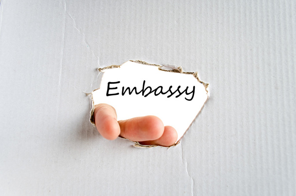 Concept de texte Ambassade
 - Photo, image