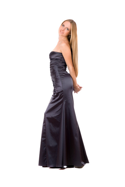 Beautiful young woman in evening dress - Photo, Image