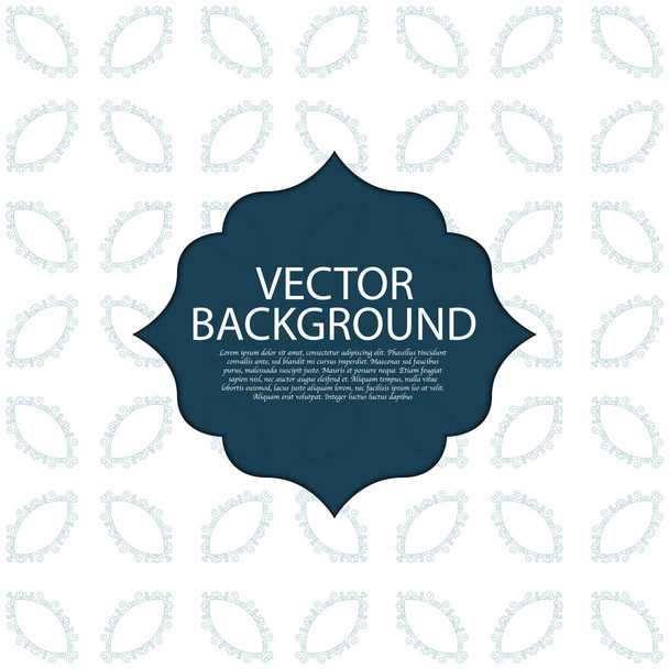 Vector illustration invitation light linear background - Vektor, Bild