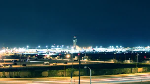 Idő telik el Los Angeles repülőtér (Lax) - Felvétel, videó