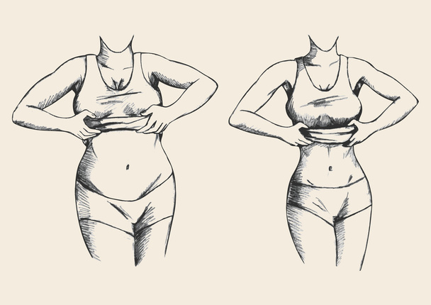 Fat And Fit - Vector, Image