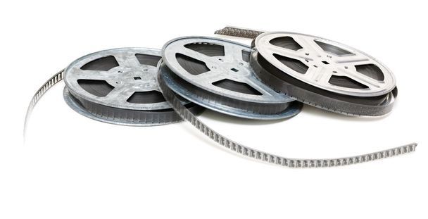 Aluminium reel of film - Photo, Image