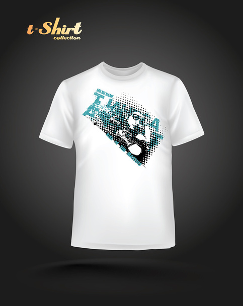 T-Shirt Design - Vector, Image