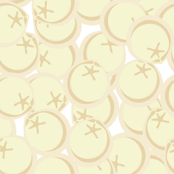Frozen dumplings seamless patetrn. Vector ornament for food love - Vektor, obrázek