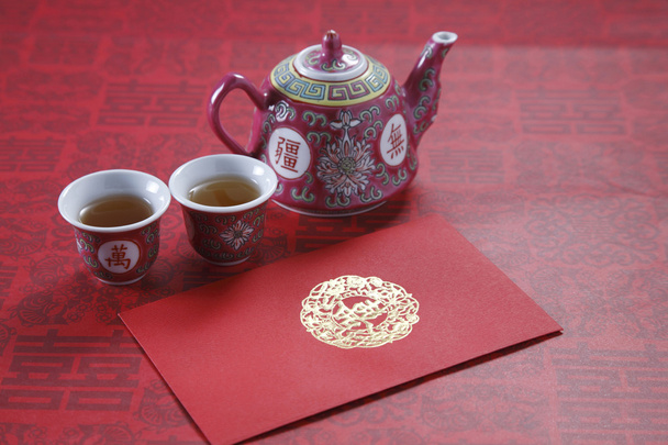 Oriental tea pot - Фото, изображение