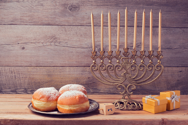 Jewish holiday hanukkah celebration - Photo, Image