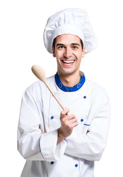 Cheerful young chef - Valokuva, kuva