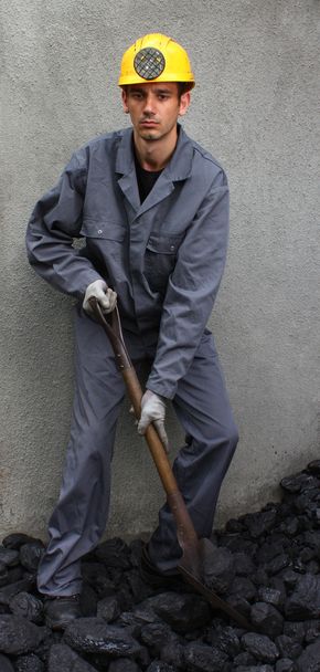 Πορτρέτο ενός ανθρακωρύχου - Φωτογραφία, εικόνα