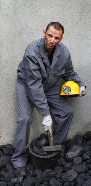 Retrato de um mineiro
 - Foto, Imagem