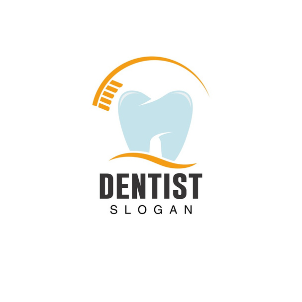 歯科医のロゴのテンプレート - ベクター画像