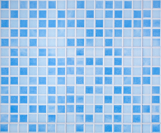 Blue colored mosaic tiles - Photo, Image