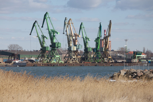 Dock with cranes - Photo, Image