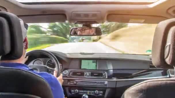 Countryside Car driving Timelapse - Séquence, vidéo