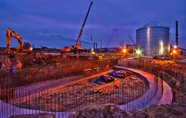 Construction of granaries - Photo, Image