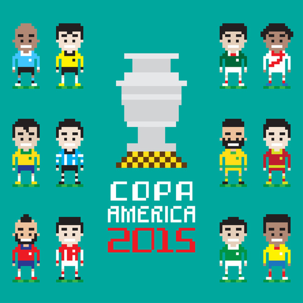 Copa America 2015 - Διάνυσμα, εικόνα