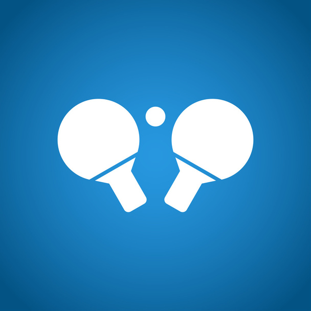 Table tennis icon - Vector, Image