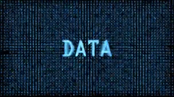 Data Encryption Secure (Text) - Footage, Video