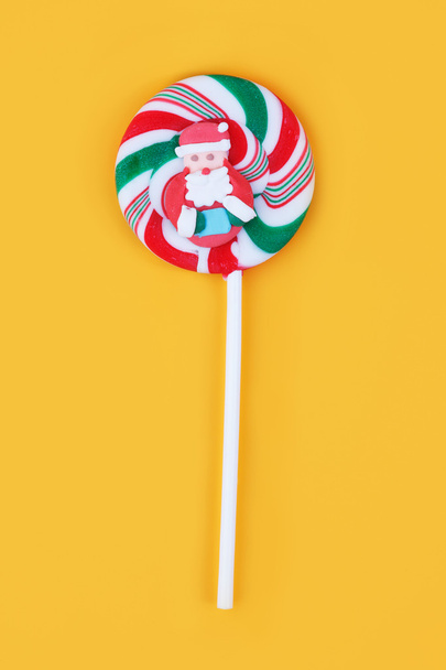 Lollipop with Santa Claus - Фото, изображение