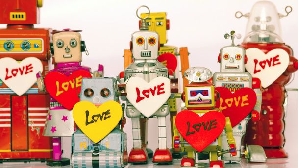 robot family - Photo, Image