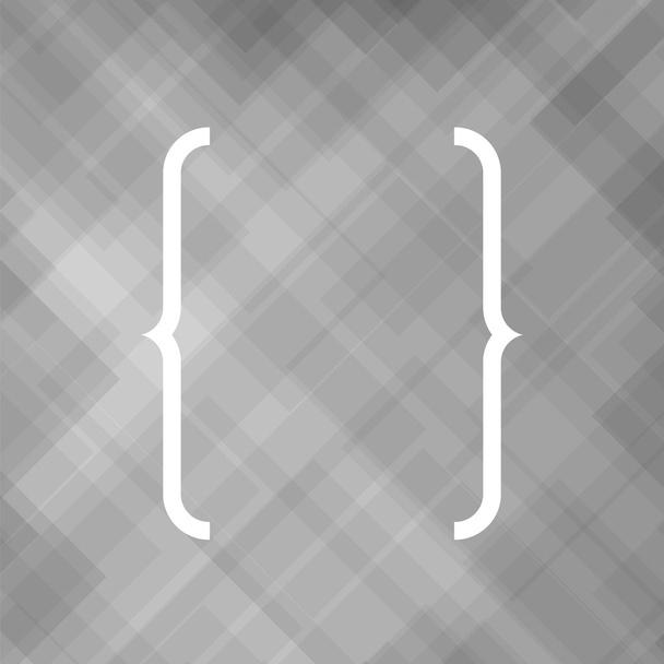 Curly Bracket Icon  - Vector, Image