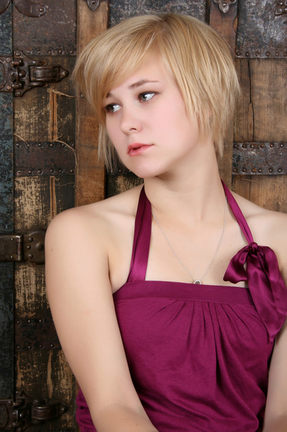 Serious blond - Photo, image