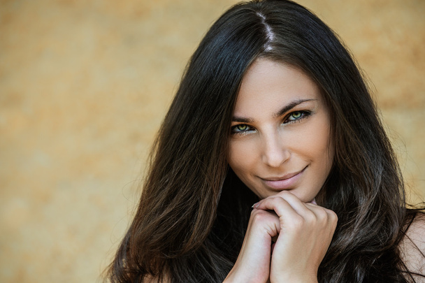 portrait of young attractive smiling woman - Photo, Image