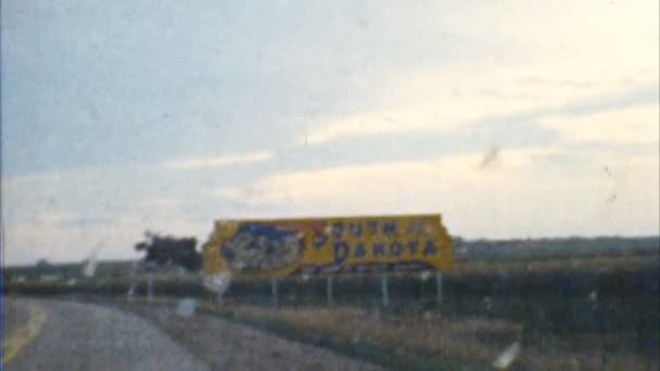 Driving Through South Dakota (Archival 1950s) - Footage, Video