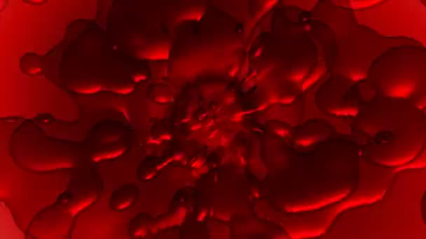 Blood áramlik belül az artéria - Felvétel, videó