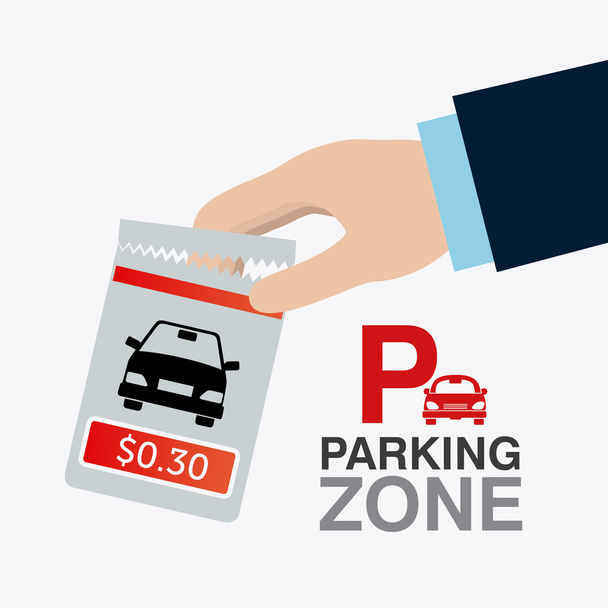 Parking zone graphic design - Vector, Image