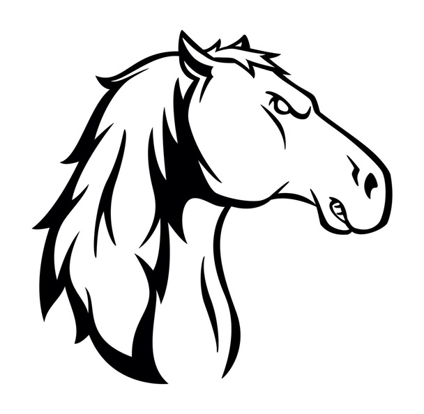 Horse symbol illustration - Vektori, kuva