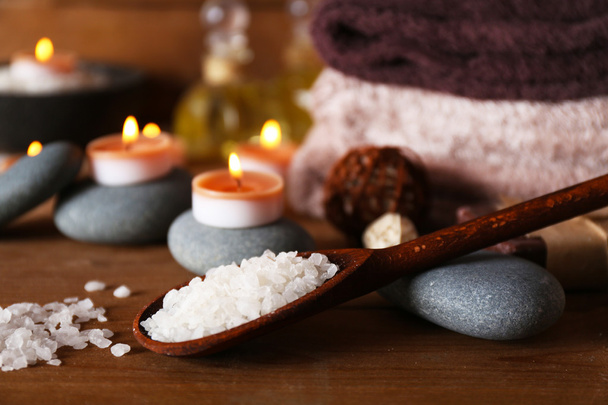 Spa composition with candles - Foto, Imagem