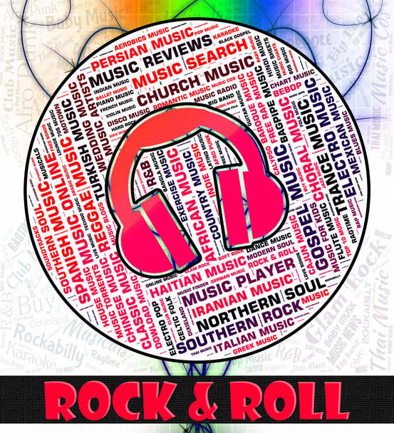 Rock and Roll edustaa ääniraitaa ja akustista
 - Valokuva, kuva